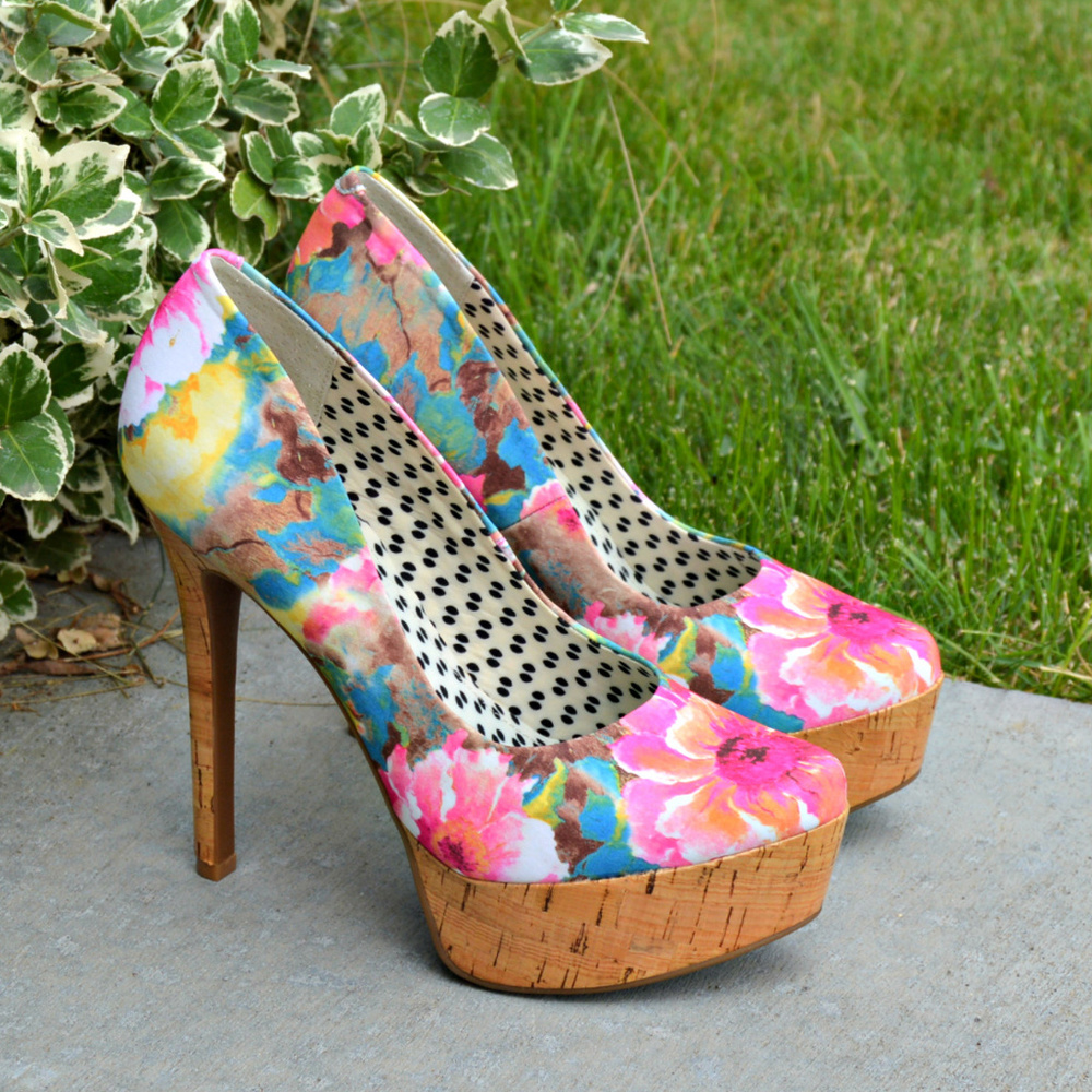 ☆HP☆ ♡ Jessica Simpson ♡ Waleo heels in multi - Picture 6 of 8